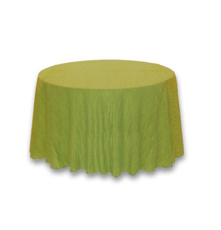 Lime Green Crinkle 108 Round
