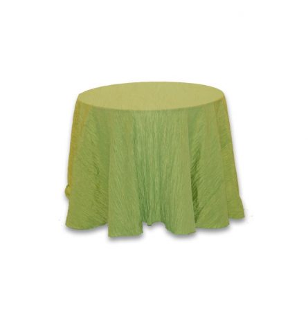 Lime Green Crinkle 90 Round