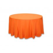 Orange Polyester 120" Round