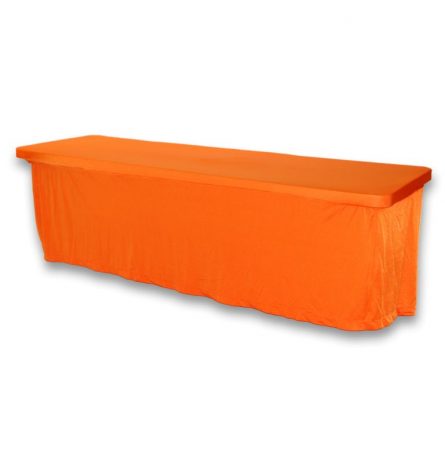 Orange Spandex 8ft Linen