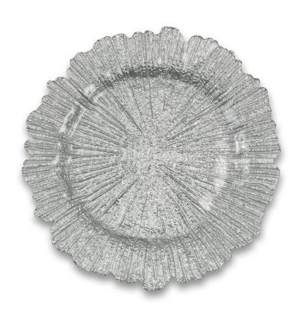 Silver reef charger Plate