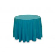 Turquoise Polyester 90" Round