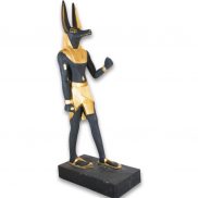 Anubis Statue black and gold