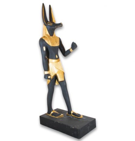 Anubis Statue black and gold