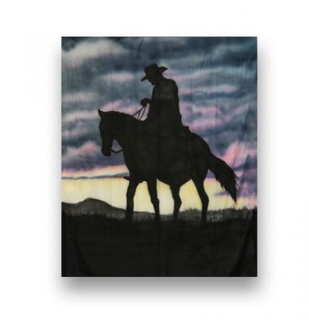 Backdrop Cowboy Sunset