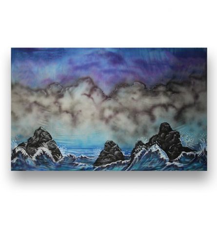Backdrop Stormy Sea