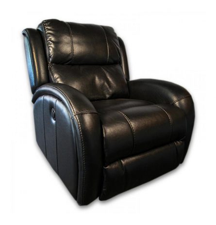Black Leather Recliner Electric