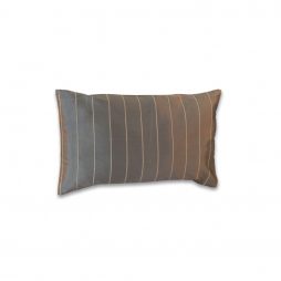 Blue Satin Stripe Pillow Cover
