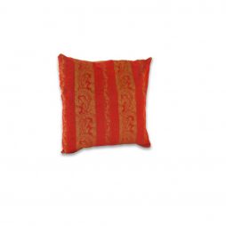 Burgundy and Gold Brocade Pillow Cover