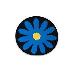 Flower Medallion Blue and Yellow