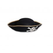 Hat Pirate Black and Gold