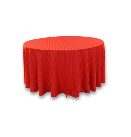 Imperial Stripe Tablecloth Red