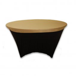 Large Spandex Table Topper Sand