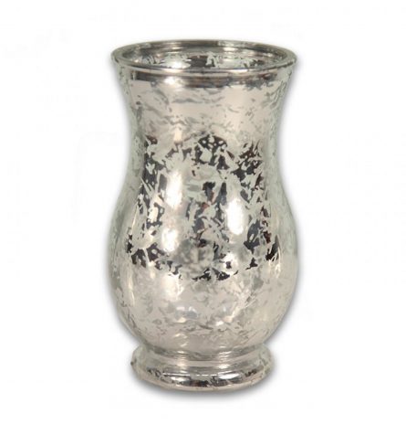 Mercury Silver Glass Vase