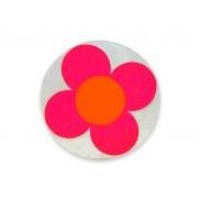Neon Pink Daisy Disc