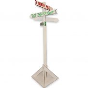 North Pole Directional Sign