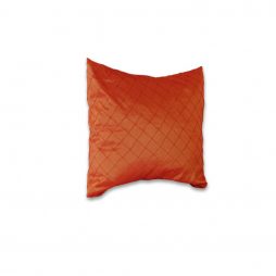 Orange Pintuck Pillow Cover