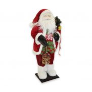 Santa Statue with Mittens