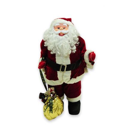 Santa Statue with Toy Bag