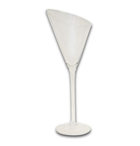 Slanted Martini Glass Large