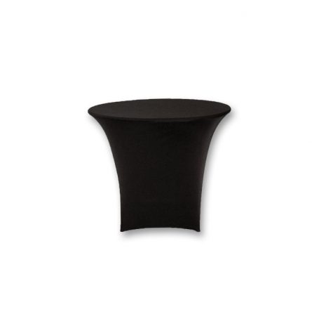 Spandex Cocktail Table Cover Black