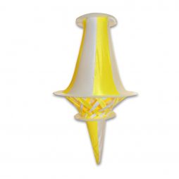 Spandex Whimsical Chandelier Yellow and White