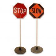 Stop and Slow Signs