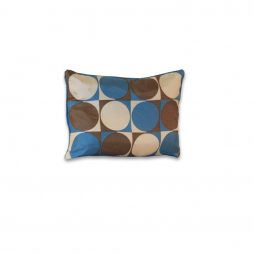 Tri-Colored Circles Pillow Cover