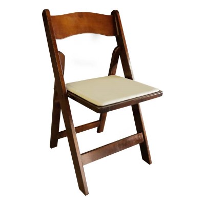 Wood padded Folding chair - PRI Productions