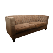 beige tufted couch