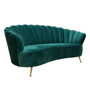 Mermaid Green Velvet Sofa
